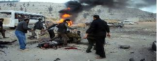 state media,  Syria, Twin car bombs, martyrs