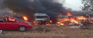 Nigeria , bus station, Bomb blast, commuters 