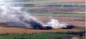 Nasrallah, Shebaa Farms, Bomb Blast, militaryTank