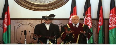 Ghani, Afghan , final results, swearing-in, ceremony,  invasion,  Abdullah