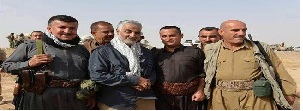 Brigadier, Soleimani, Frontline, Al-Alam, IRGC Quds, Peshmerga, Ba'ath regime, martyrdom, 