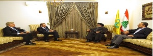 Nasrallah, Putin, Delegation, Hezbollah , Russian, delegation, 