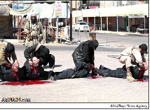 ISIL, beheading, volunteer, Takfiri terrorists , pro-government, Salahuddin, Tikrit, Interior Minister,Iraqi dictator,