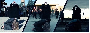 Publicly Beheading, guillotine, al-Mayadin , ISIS, Syria, car bomb , terrorist group, Islamic court