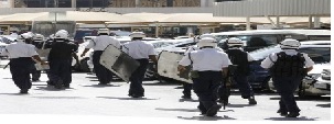 Bahrain, Policeman, bomb attack, Criminal Court , Eker, Manama   