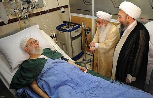 گزارش تصویری: عیادت مسئولان نظام با مقام معظم رهبری