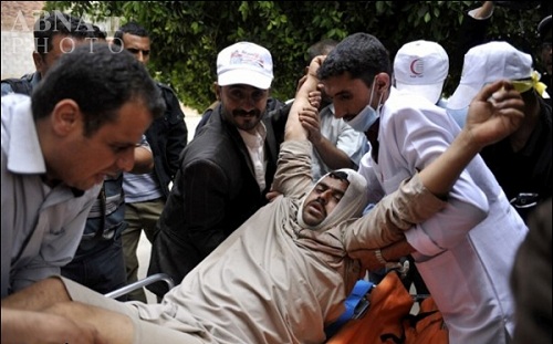 شلیک از فاصله نزدیک به انقلابیون یمن