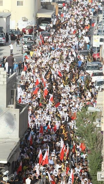 تشییع باشکوه شهید بحرینی پس از 75 روز + عکس