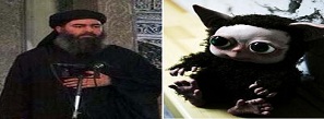 عروسک خلیفه خودخوانده جعلی داعش