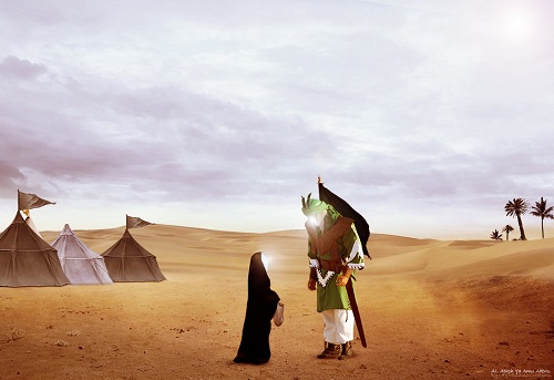 آخرين ملاقات حضرت رقيه (س) با پدر در عاشورا