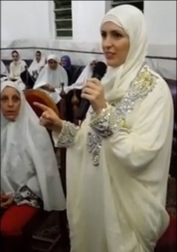 عروس برزیلی، قبل از خطبه عقد، به دین اسلام مشرّف شد + تصویر