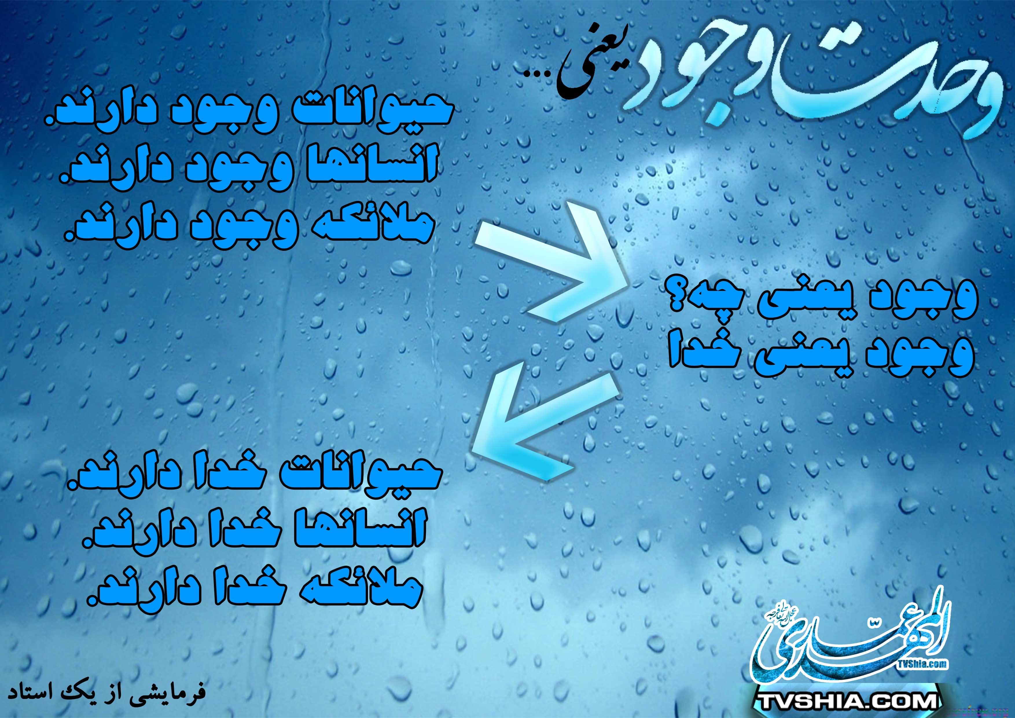 وحدت وجود یعنی چه ، وحدت وجود در قرآن ، وحدت وجود در آیات ، وحدت ، وحدت در کثرت ، کثرت در وحدت