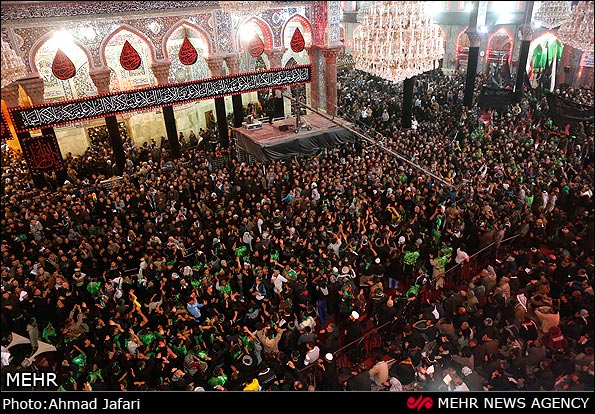 An gabatar da juyayin Arbaeen na Imam Hussaini[AS] a haramin sa a KarbalaءAllahءMusulunciءAddiniءMohammadءAliءshiءmahdiءtvshiaء