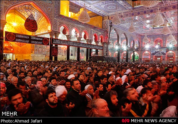 An gabatar da juyayin Arbaeen na Imam Hussaini[AS] a haramin sa a KarbalaءAllahءMusulunciءAddiniءMohammadءAliءshiءmahdiءtvshiaء
