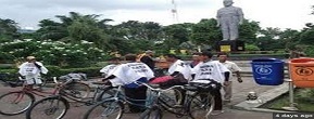 Rombongan "gowes" Syiah singgah di Semarang