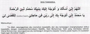 Kebolehan Tawasul dimata Ulama Nu Beserta dalilnya